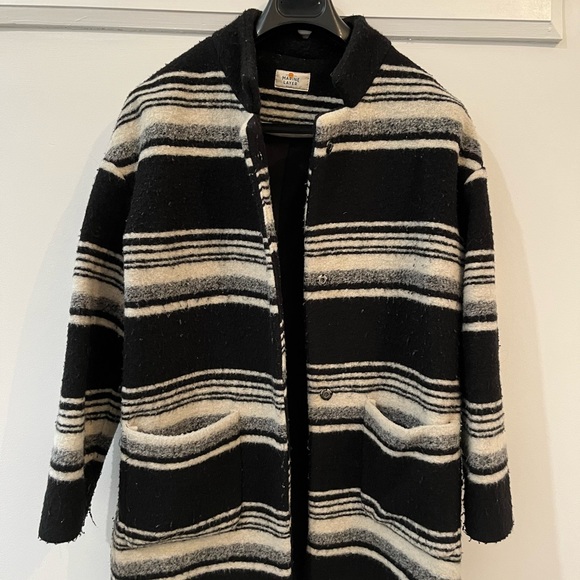 Marine Layer Wool Cocoon Coat - Picture 7 of 9